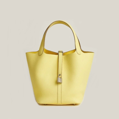 매장판 에르메스 여성 존푸생 피코탄 - Hermes Womens Jaune poussin Picotin - heb1968x