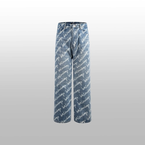 발렌시아가 남성 블루 청바지 - Balenciaga Mens Blue Jeans - bac882x