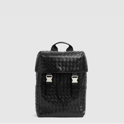 보테가베네타 남성 블랙 백팩 - Bottega veneta Mens Black Back Pack - bvb2011x