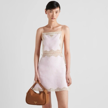 프라다 여성 달링 레더 핸드백 1BA451 - Prada Womens Darling Leather Handbag - prb2041x