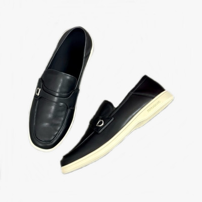 페라가모 남성 블랙 스니커즈 - Ferragamo Mens Black Sneakers - fes797x