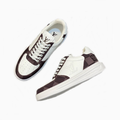 루이비통 남성 브라운 스니커즈 - Louis vuitton Mens Brown Sneakers - lvs925x