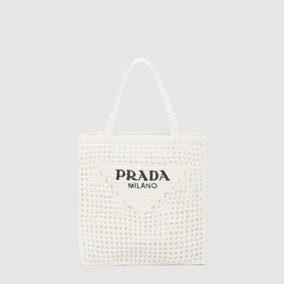 프라다 여성 크로셰 토트백 1BG393 - Prada Womens Crochet Tote Bag - prb2188x