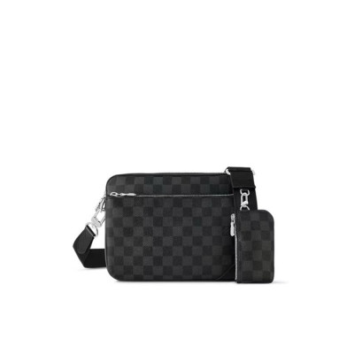 루이비통 남성 트리오 메신저 백 N40519 - Louis vuitton Mens Damier Graphite Bag - lvb2219x