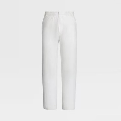 에르메네질도 제냐 남성 화이트 슬랙스 -  Ermenegildo Zegna Mens White Slacks - zec1034x
