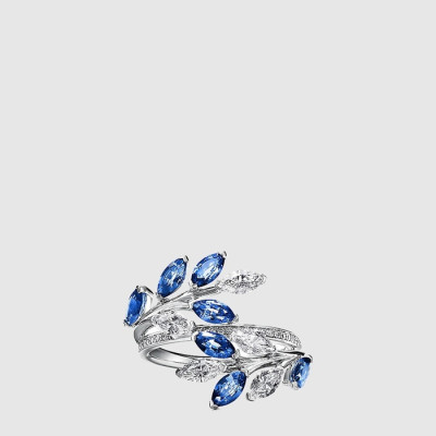 티파니 여성 올리브 리프 바이패스 링 - Tiffany Womens Olive Leaf Bypass Ring - acc1945x