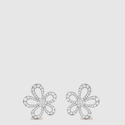 반클리프 아펠 여성 플라워 레이스 이어링 - Van Cleef & Arpels Womens Flower Lace Earrings - acc1999x