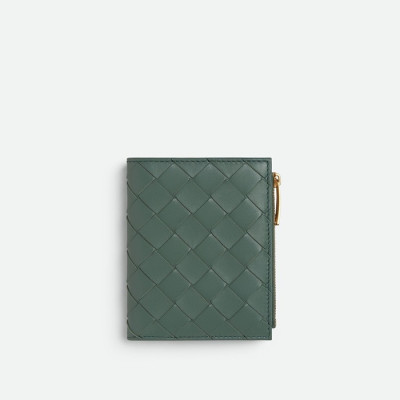 보테가베네타 남/녀 카키 반지갑 - Bottega Veneta Unisex Khaki Wallets - bvw217x