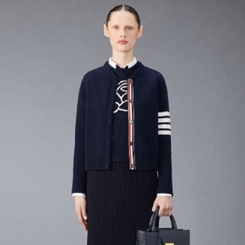 톰브라운 여성 네이비 가디건 - Thom Browne Womens Cardigan - thc1122x