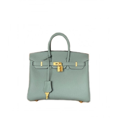 매장판 에르메스 여성 베르트 아망드 버킨백 - Hermes Womens Vert Amande Birkin 25 - heb2241x