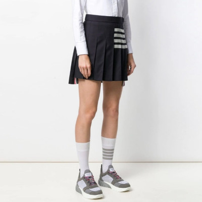 톰브라운 여성 네이비 스커트 - Thom Browne Womens Navy Skirts - thc1212x