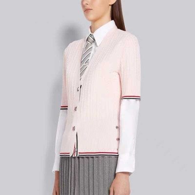 톰브라운 여성 반팔 가디건 - Thom Browne Womens Cardigan - thc1239x