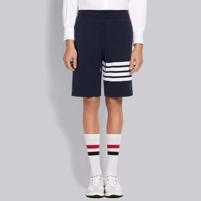 톰브라운 남성 네이비 반바지 - Thom Browne Mens Navy Half-pants - thc1287x