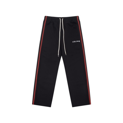 셀린느 남성 블랙 트레이닝 팬츠 - Celine Mens Sweat Pants - cec1289x