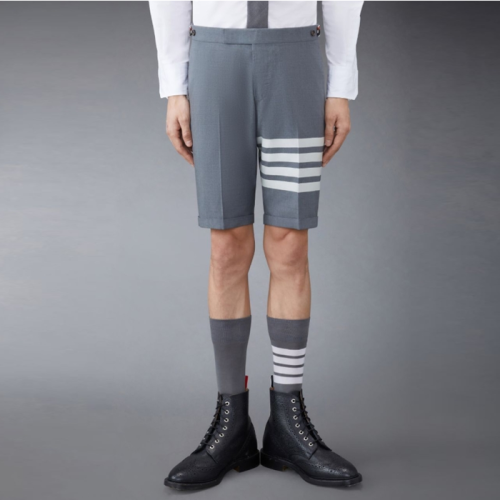 톰브라운 남성 그레이 반바지 - Thom Browne Mens Gray Half-pants - thc1309x