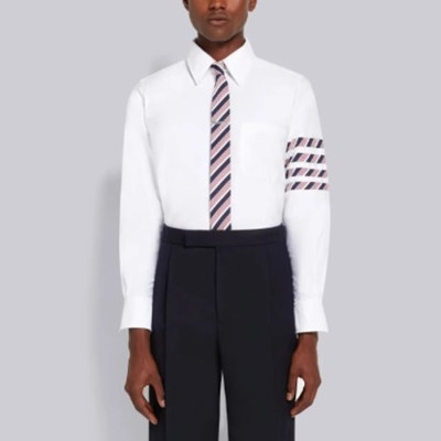 톰브라운 남성 스트랩 셔츠 - Thom Browne Mens Dress Shirts - thc1362x