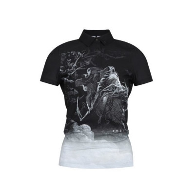 [AMAZINGCRE] 어메이징크리 여성 단테 인페르노 카라 티셔츠 - gol1183x