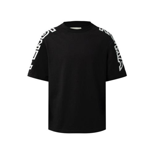 펜디 남성 블랙 반팔 티셔츠 - Fendi Mens Black Tshirts - fec1556x