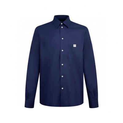 펜디 남성 블루 셔츠 - Fendi Mens Blue Shirts - fec1568x