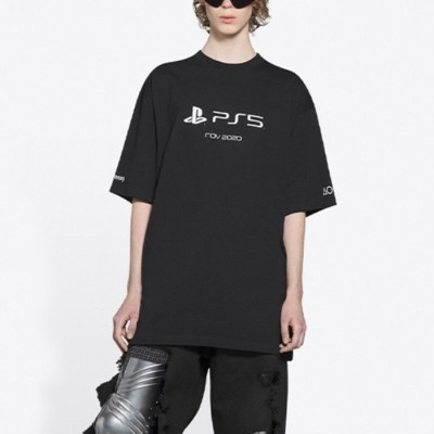 발렌시아가 남성 라운드 반팔 티셔츠 - Balenciaga Mens Round Tshirts - bac1772x