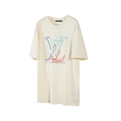 루이비통 남성 라운드 반팔 티셔츠 - Louis vuitton Mens Round Tshirts - lvc1794x