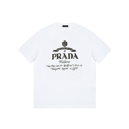 프라다 남성 라운드 반팔 티셔츠 - Prada Mens Round Tshirts - prc1811x