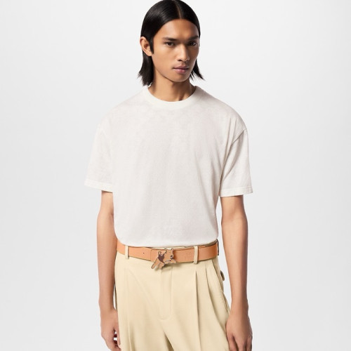 매장판 루이비통 남성 라운드 반팔 티셔츠 - Louis vuitton Mens Round Tshirt - lvc1859x