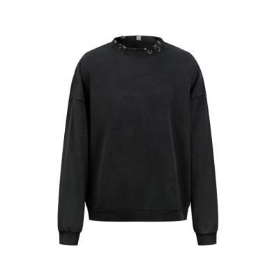 발렌시아가 남성 크루넥 맨투맨 - Balenciaga Mens Black Tshirts - bac1865x