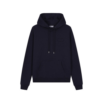 디올 남/녀 블랙 후드티 - Dior Unisex Black Hoodie - dic1914x