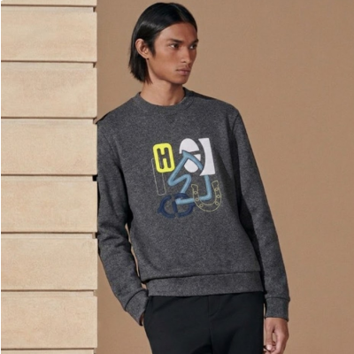 에르메스 남성 라운드 맨투맨 - Hermes Mens Round Tshirts - hec1932x