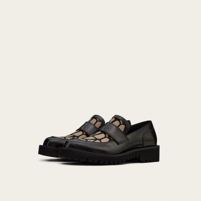 발렌티노 남성 블랙 로퍼 - Valentino Mens Black Loafer - vas1384x