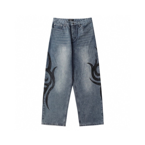 발렌시아가 남성 블루 청바지 - Balenciaga Mens Blue Jeans - bac2060x