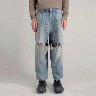 발렌시아가 남성 블루 청바지 - Balenciaga Mens Blue Jeans - bac2061x