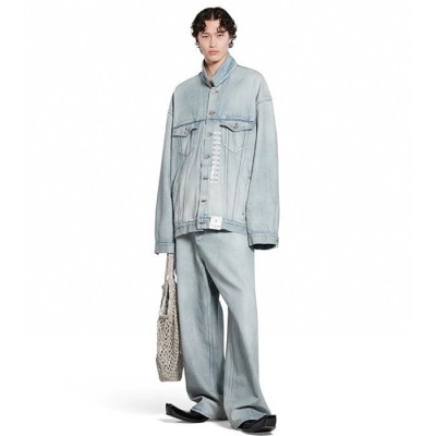 발렌시아가 남성 블루 청바지 - Balenciaga Mens Blue Jeans - bac2065x