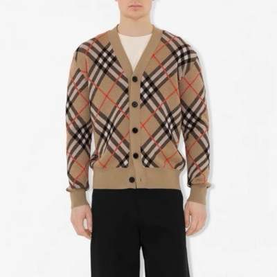 버버리 남성 브이넥 가디건 - Burberry Mens V-neck Cardigan - buc2129x