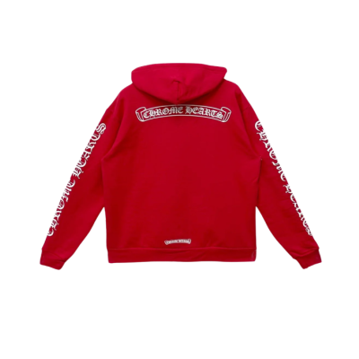 크롬하츠 남성 레드 후디 - Chrom hearts Mens Red  Hoodie - chc2155x