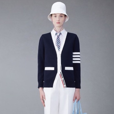 톰브라운 여성 브이넥 가디건 - Thom Browne Womens Cardigan - thc2344x