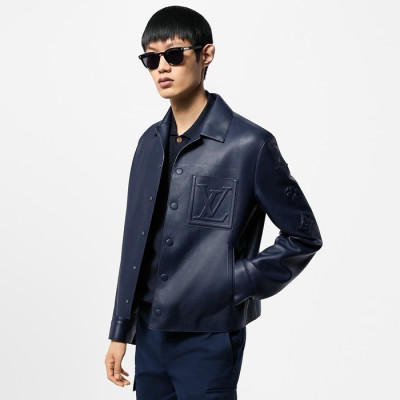 루이비통 남성 가죽 재킷 - Louis vuitton Mens Leather Jackets - lvc2384x