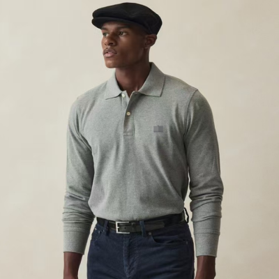 브루넬로쿠치넬리 남성 폴로 긴팔티 - Brunello Cucinelli Mens Polo Tshirts - brc2483x