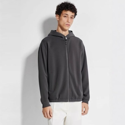 에르메네질도 제냐 남성 집업 후드티 - Ermenegildo Zegna Mens Zip-up Hoodie -zec2588x