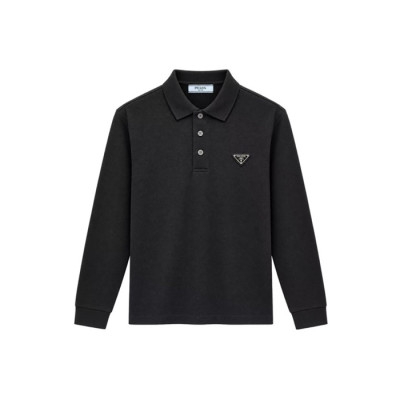 프라다 남성 폴로 긴팔티 - Prada Mens Polo Tshirt - prc2724x