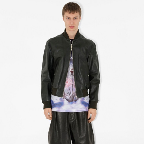 버버리 남성 가죽 자켓 - Burberry Mens Leather Jacket - buc2734x