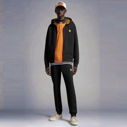 몽클레어 남성 블랙 트레이닝복 - Moncler Mens Black Sweat suit - moc2755x
