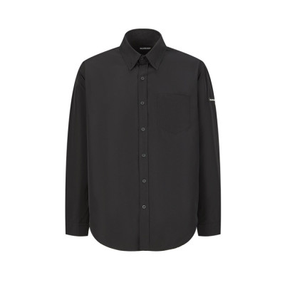 발렌시아가 남성 블랙 셔츠 - Balenciaga Mens Black Shirts - bac2926x