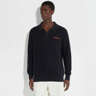 에르메네질도 제냐 남성 폴로 스웨터 - Ermenegildo Zegna Mens Polo Sweater - zec2932x