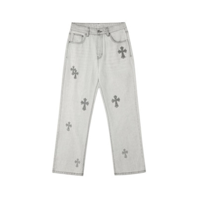 크롬하츠 남성 클래식 청바지 - Chrom Hearts Mens Classic Jeans - chc3149x