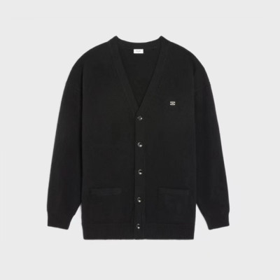 셀린느 남성 브이넥 가디건 - Celine Mens V-neck Cardigan - lvc3194x