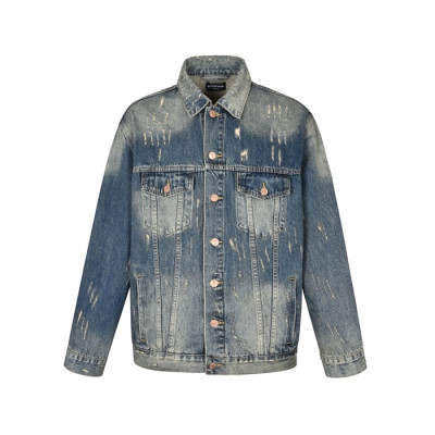 발렌시아가 남성 데님 재킷 - Balenciaga Mens Denim Jacket - bac3266x