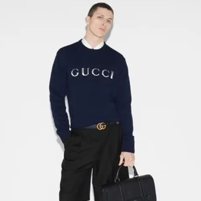 구찌 남성 라운드 스웨터 - Gucci Mens Round Sweater - guc3437x