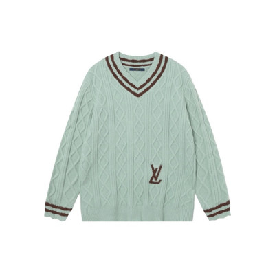 루이비통 남성 브이넥 스웨터 - Louis vuitton Mens V-neck Sweater - lvc3667x